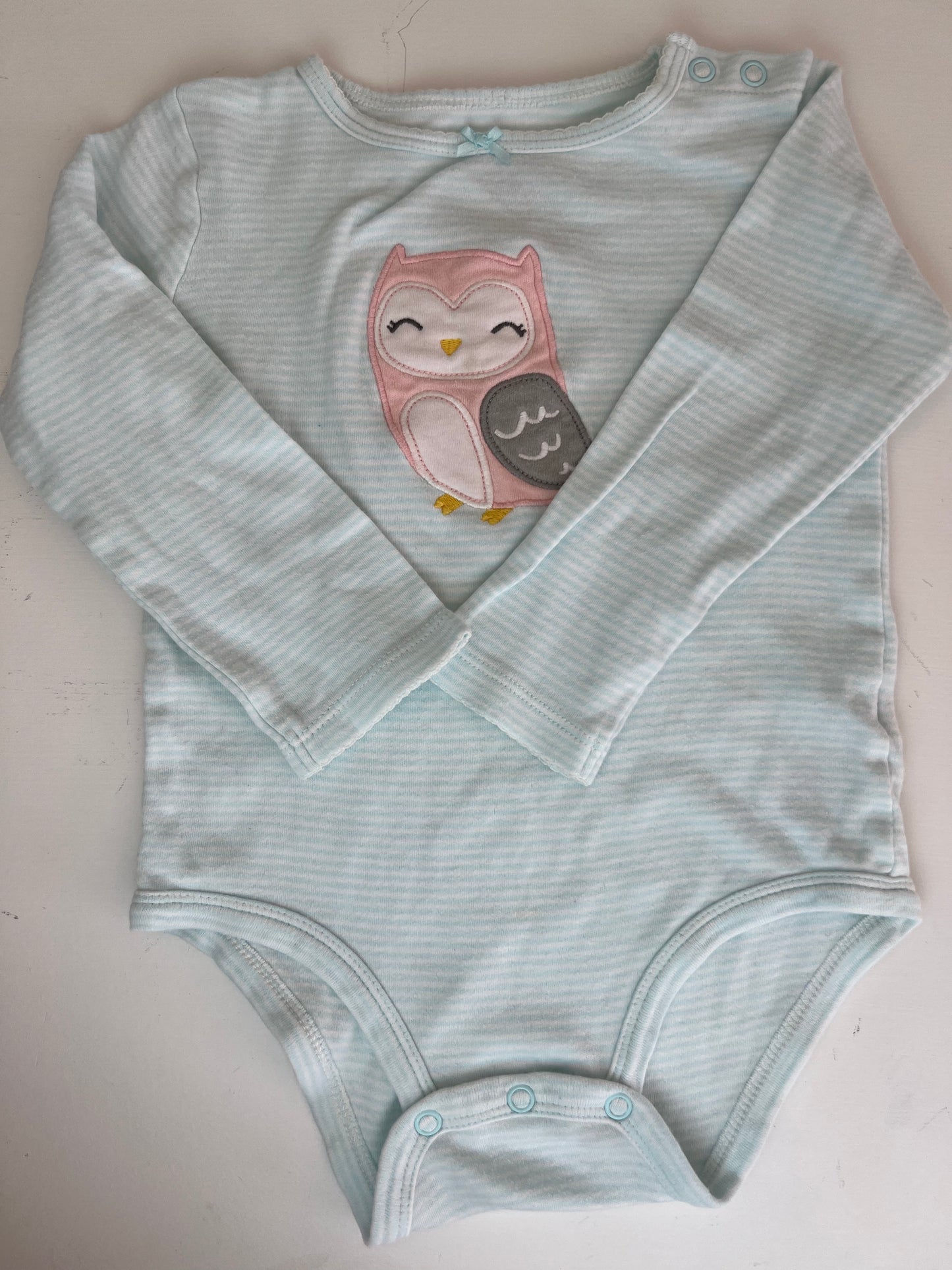 Carter's Long Sleeved Owl Onesie