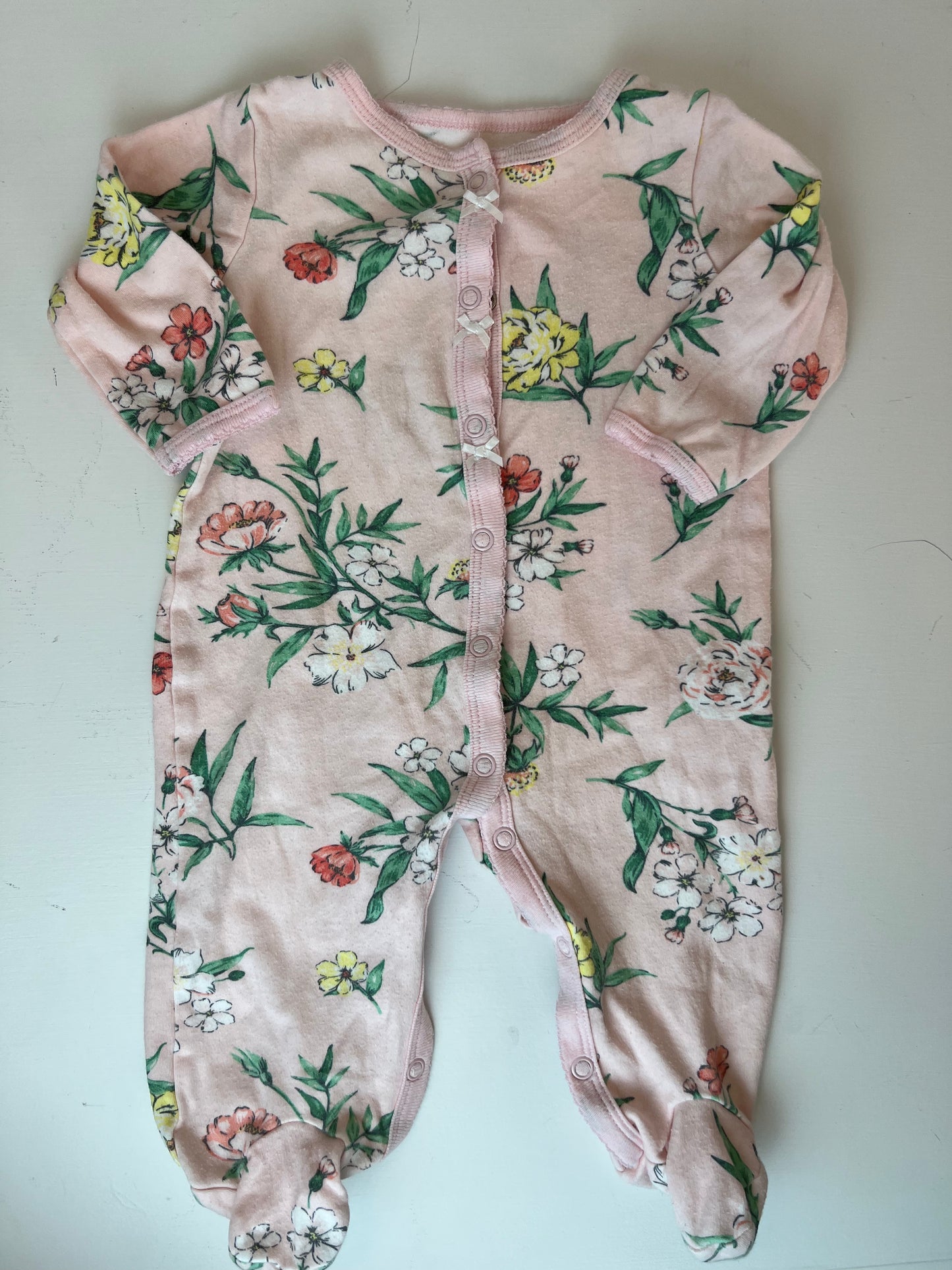 Carter's Floral Long Sleeved Pajamas