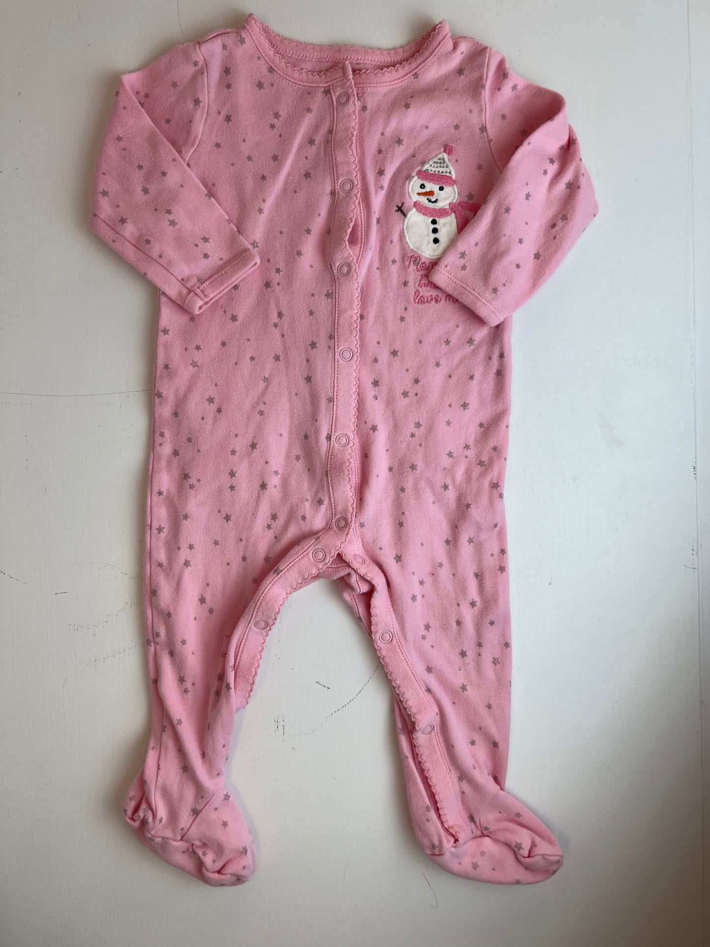Chidren's Place Long Sleeved Footed Pajamas
