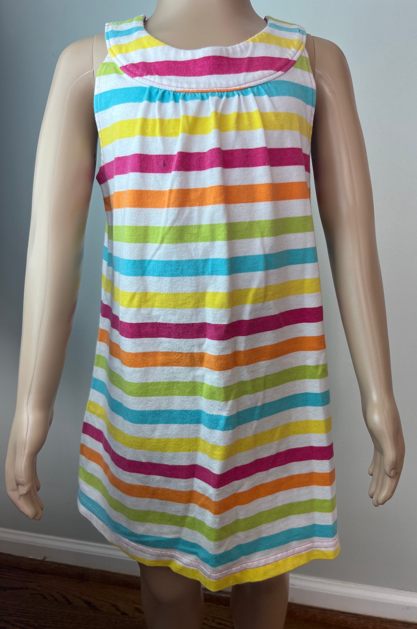 JK Girls Striped Sleeveless Dress