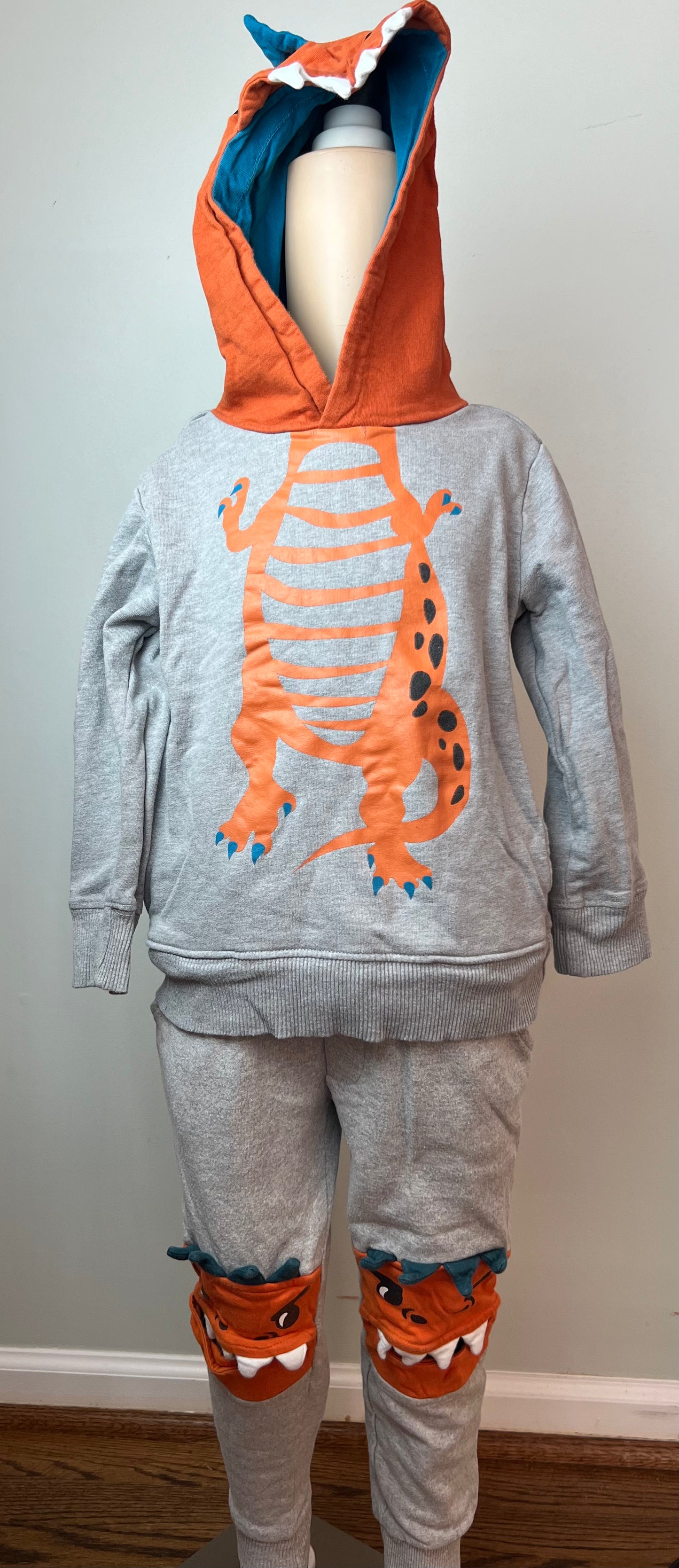 Hollywood The Jean People Dinosaur Sweatsuit Set