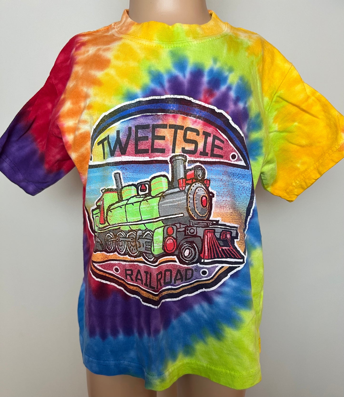 Kid U Not Tie Dyed Train T-Shirt