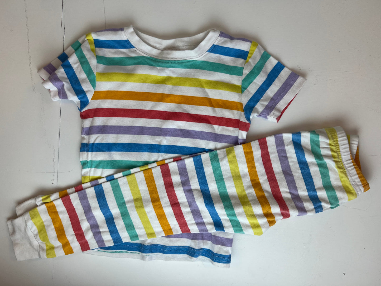 Carter's Short Sleeved Striped Pajamas