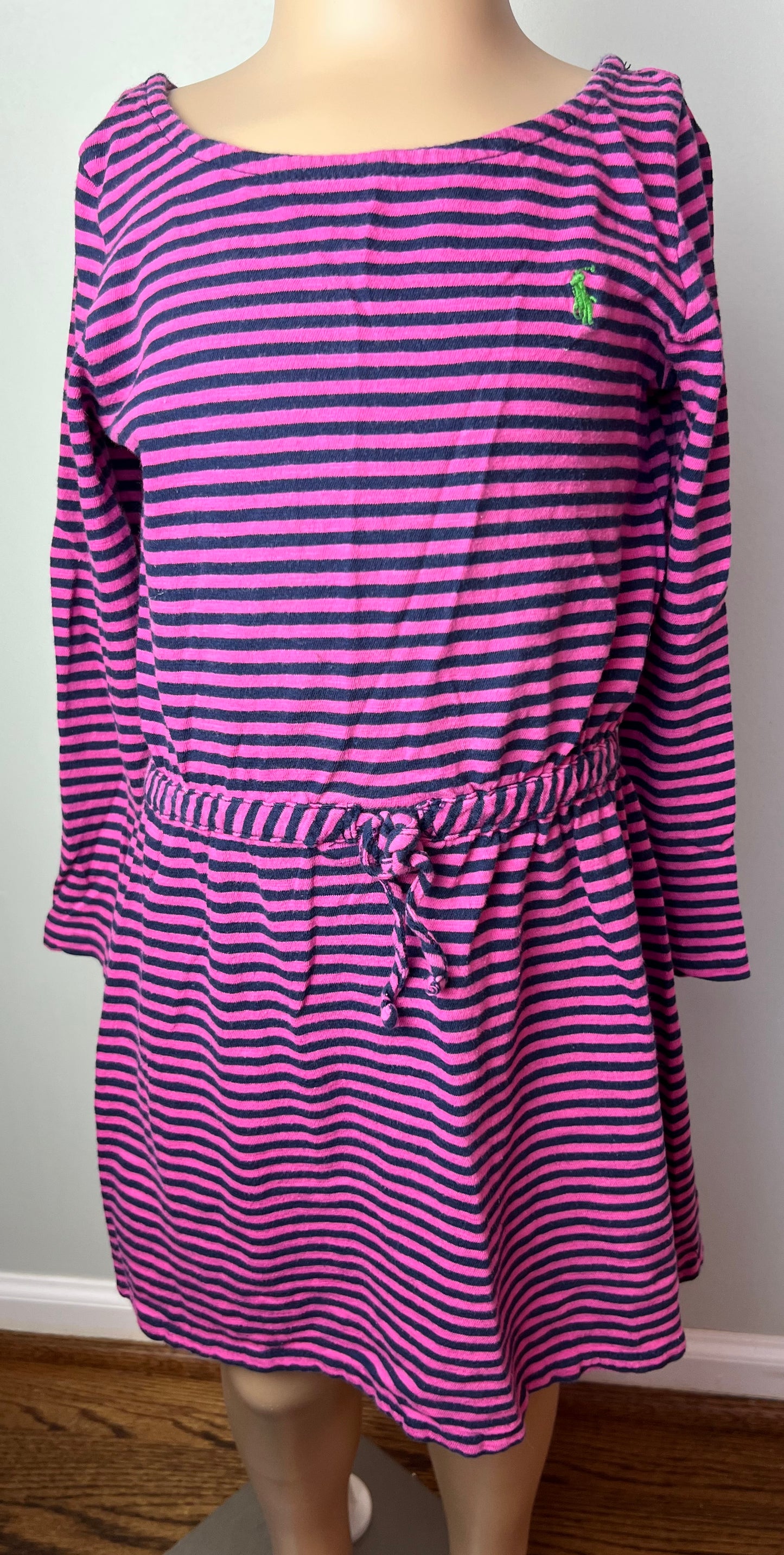 Ralph Lauren Long Sleeved Striped Dress