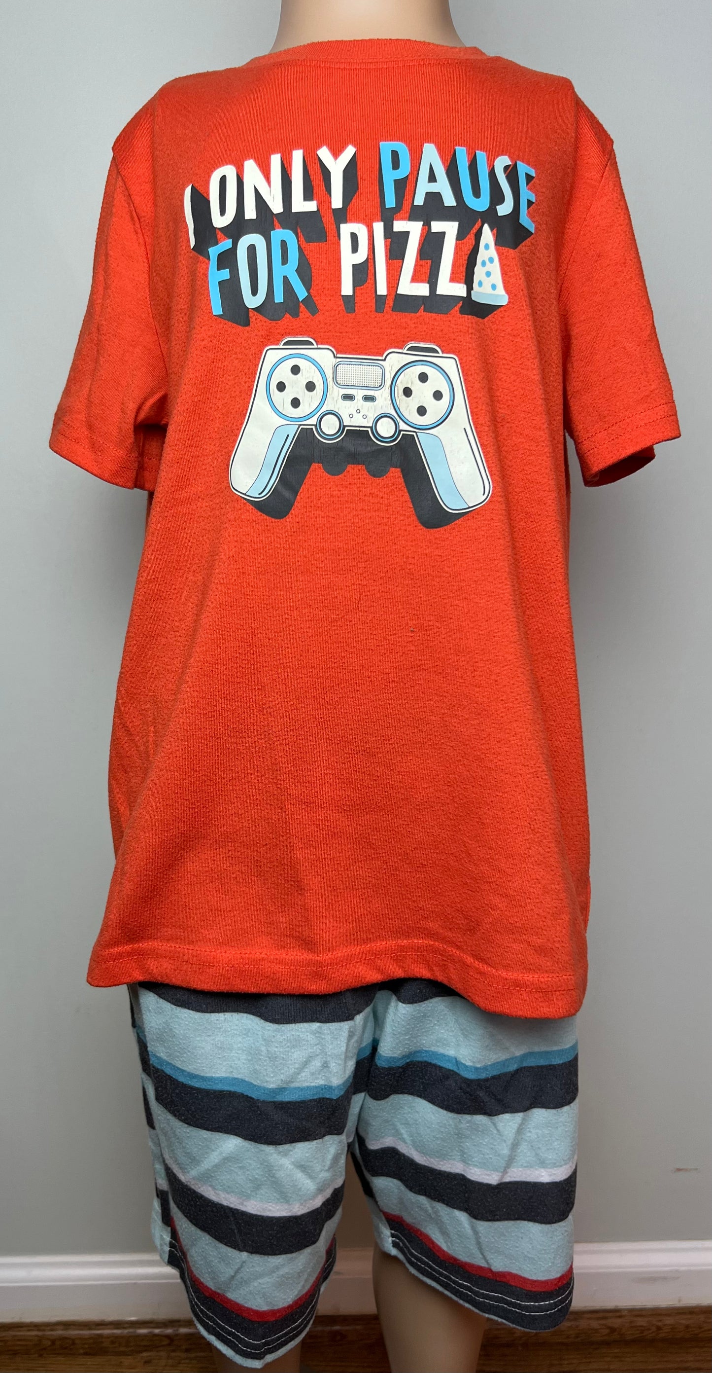Cat & Jack Pizza Gaming Pajama Set
