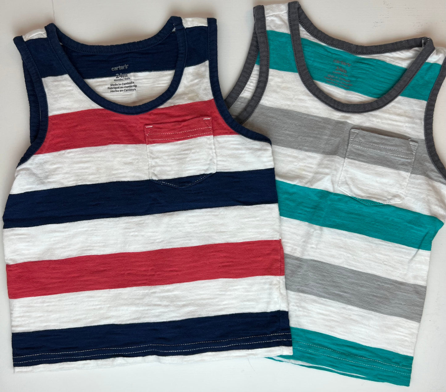 Carter's Striped Tank Top Bundle
