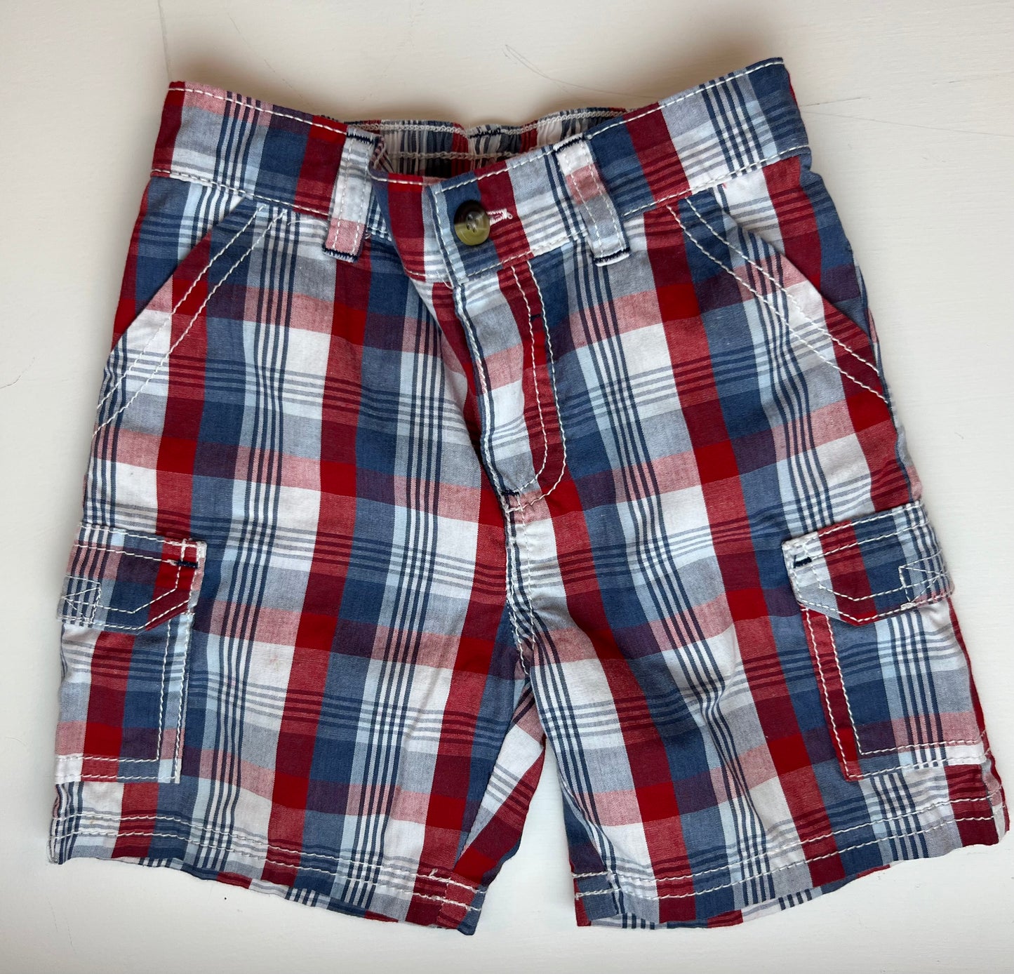 Baby Boyz by Nannette Plaid Shorts
