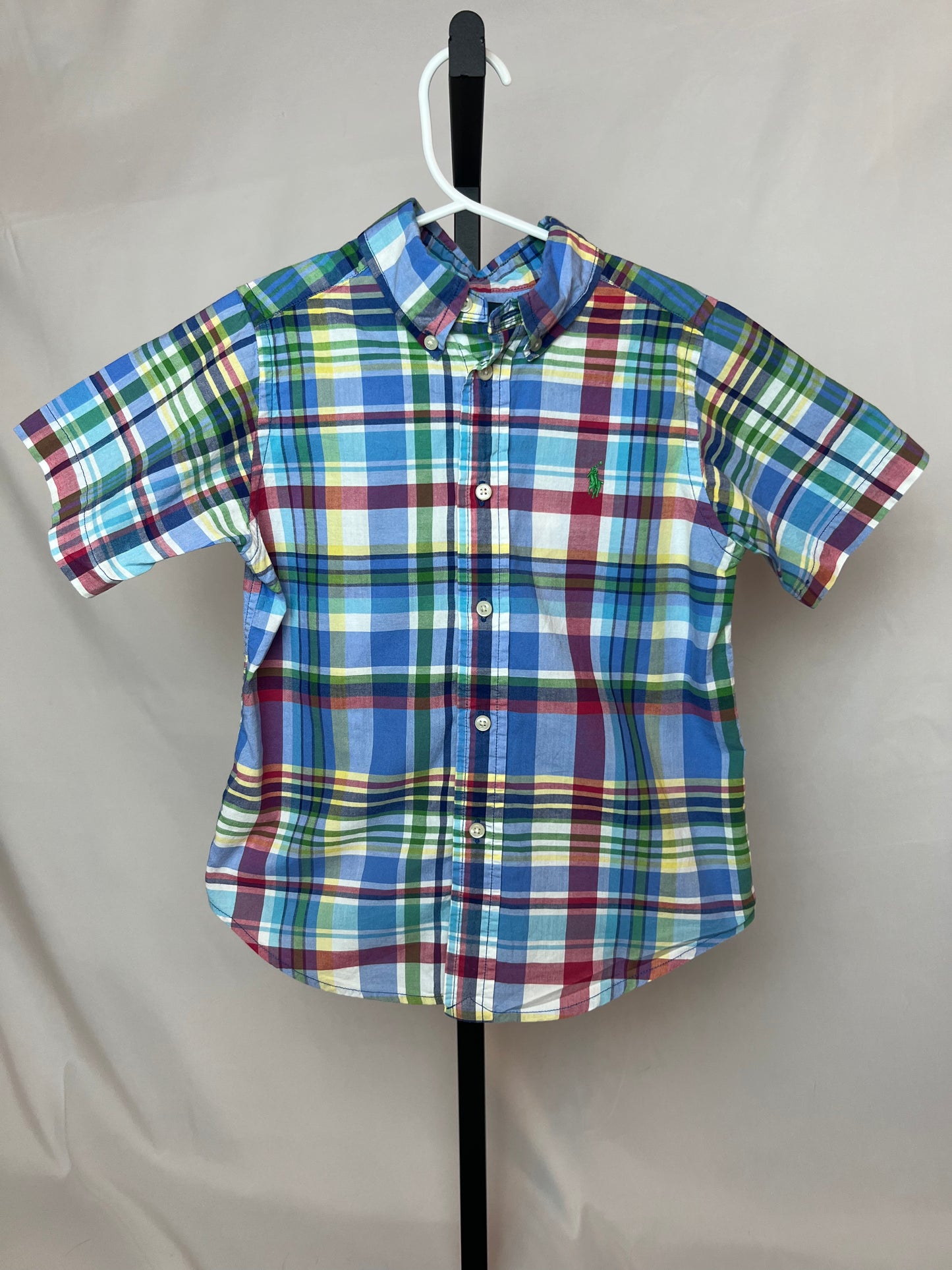 Ralph Lauren Plaid Short Sleeved Button Down