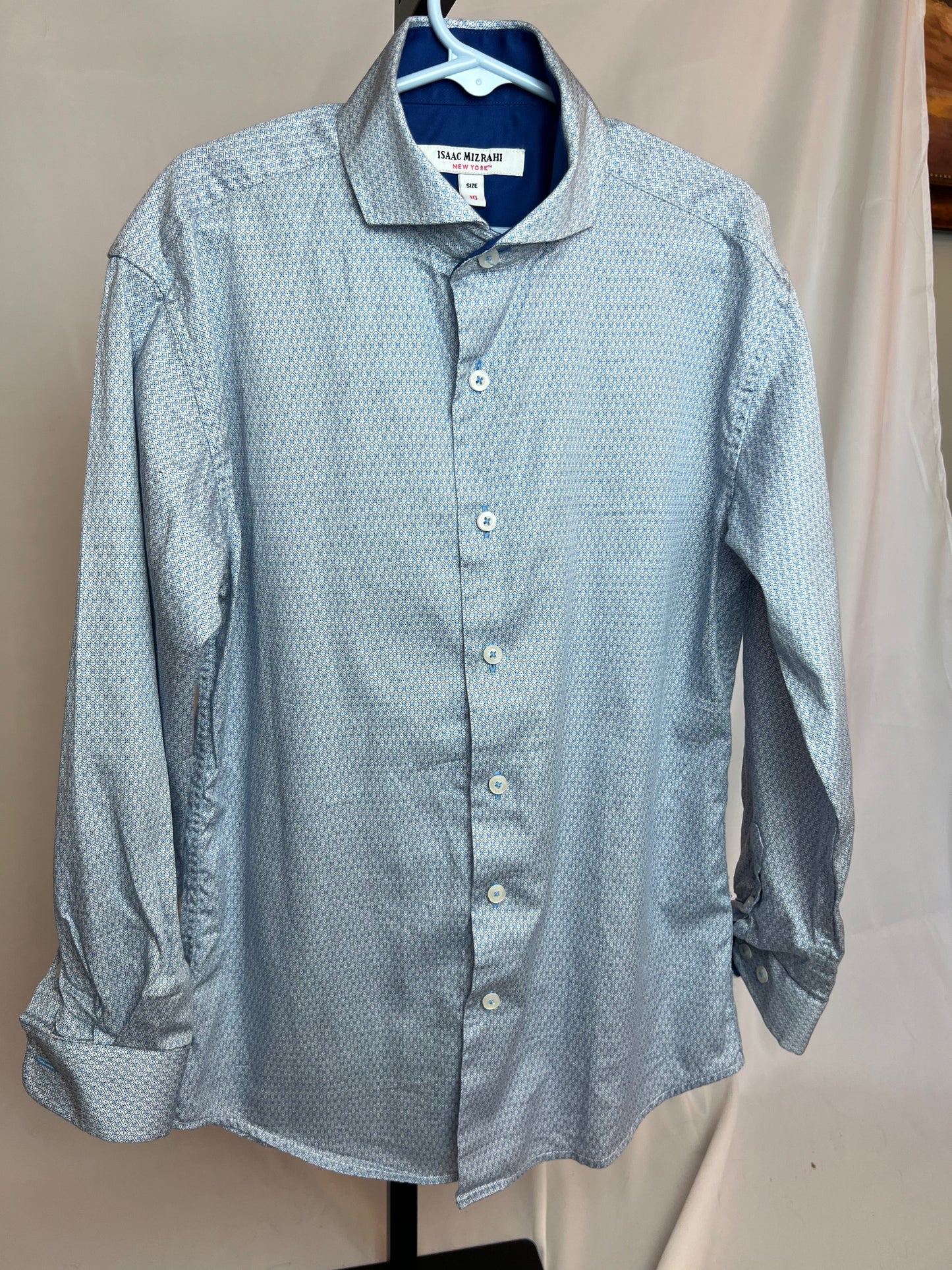 Isaac Mizrahi Long Sleeved Button Down Shirt