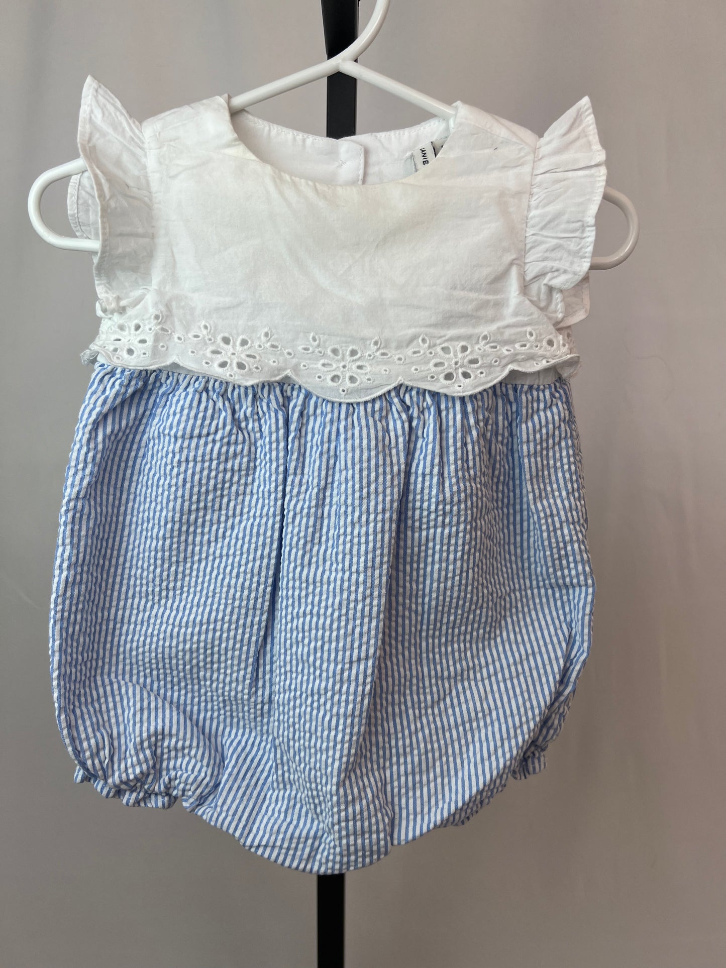 Janie and Jack Seersucker Romper