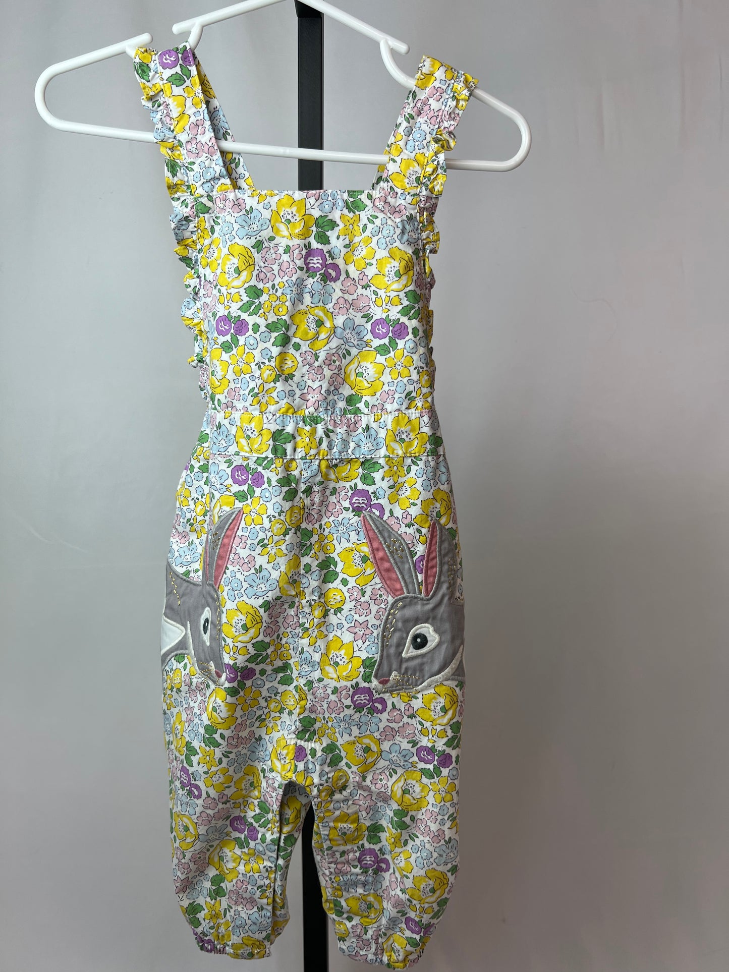 Baby Boden Bunny Overalls