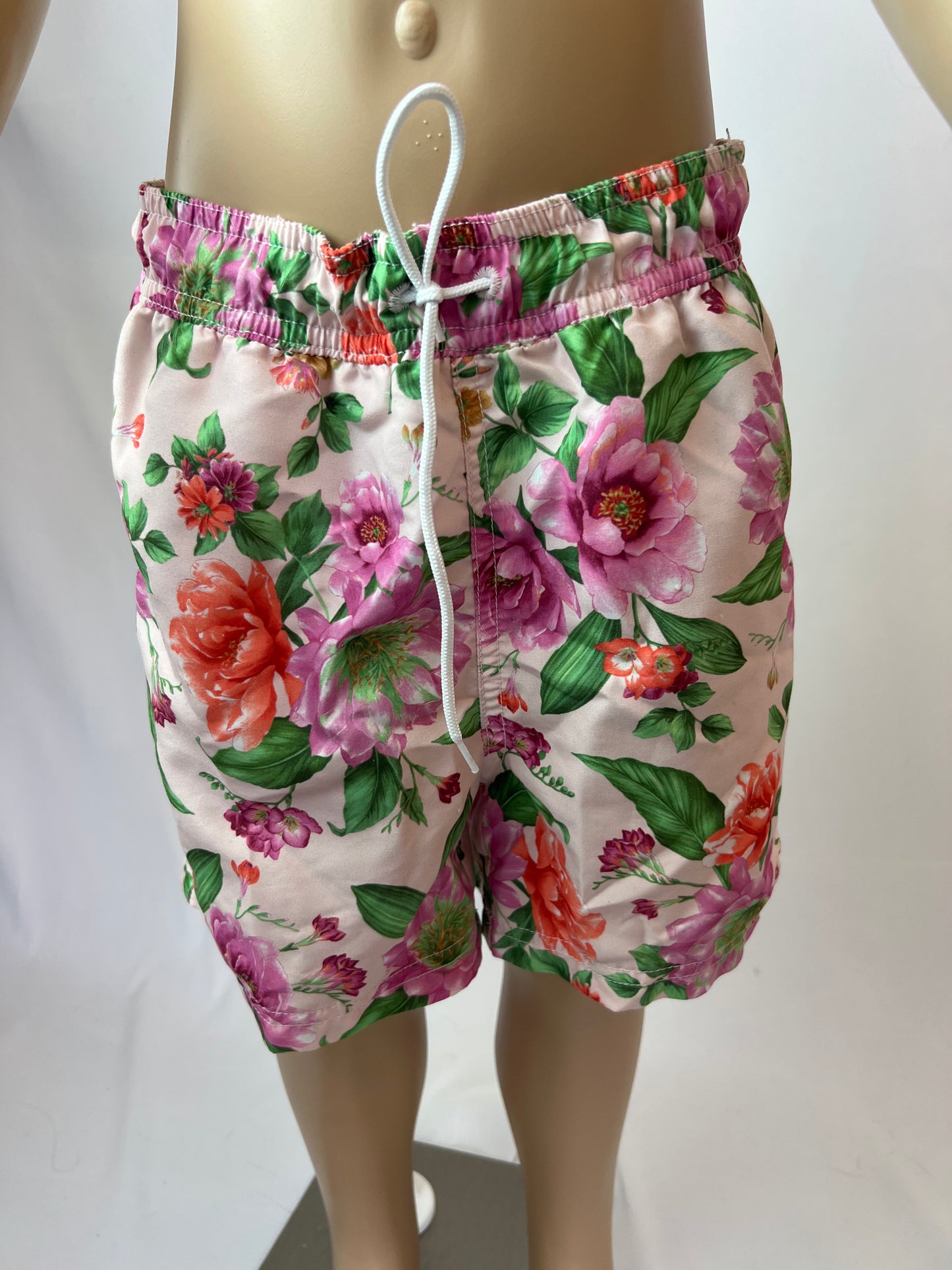 Janie and Jack Floral Swim Trunks