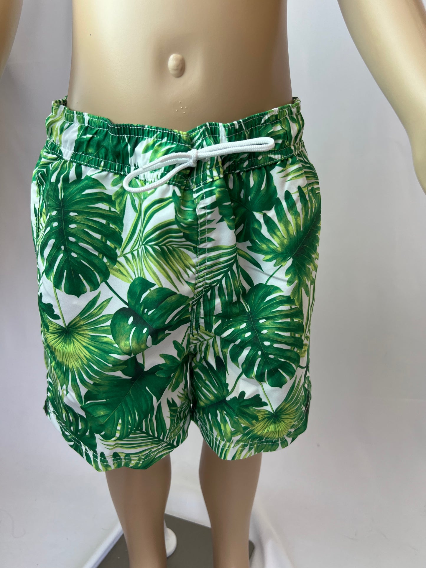 Janie and jack Palm Tree Swim Trunks