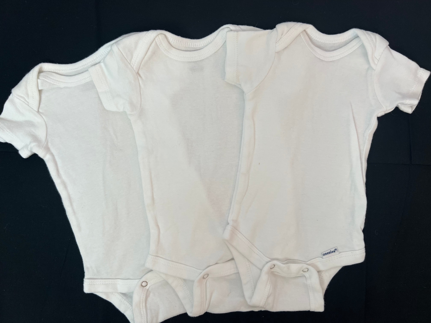 Gerber White Short Sleeved Onesie Bundle