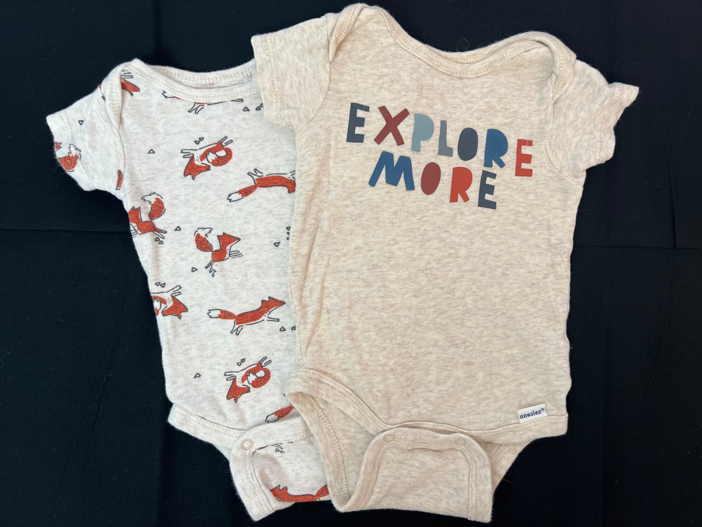 Gerber Explore More and Fox Onesie Bundle