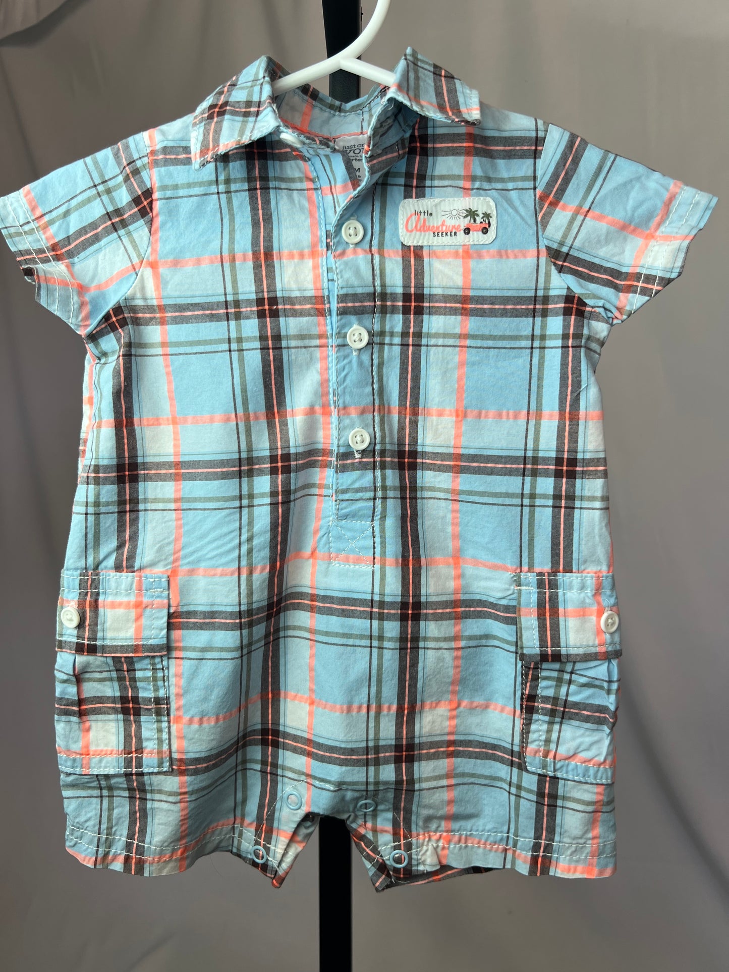 Carter's Plaid Romper