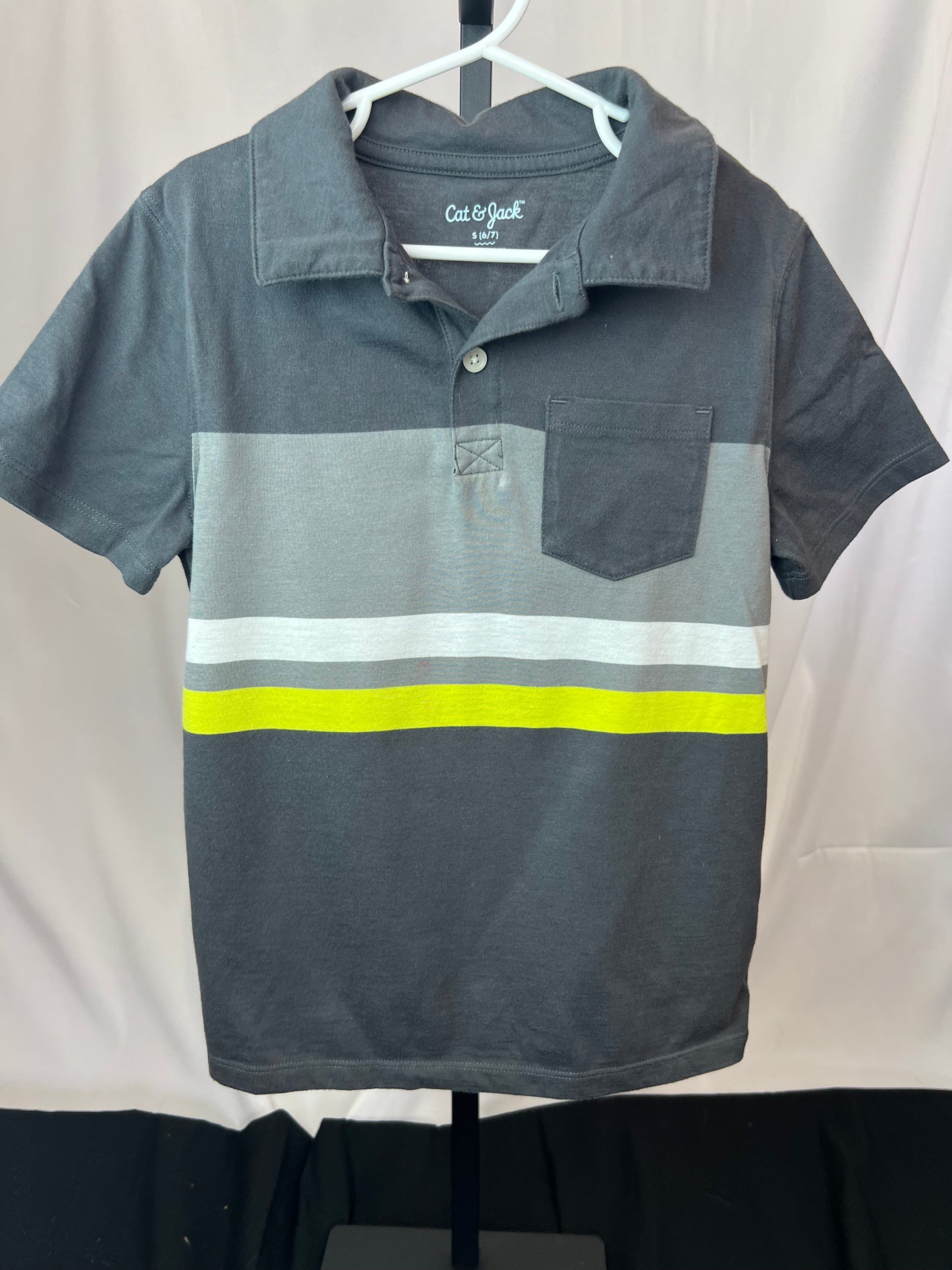Cat & Jack Striped Polo Shirt