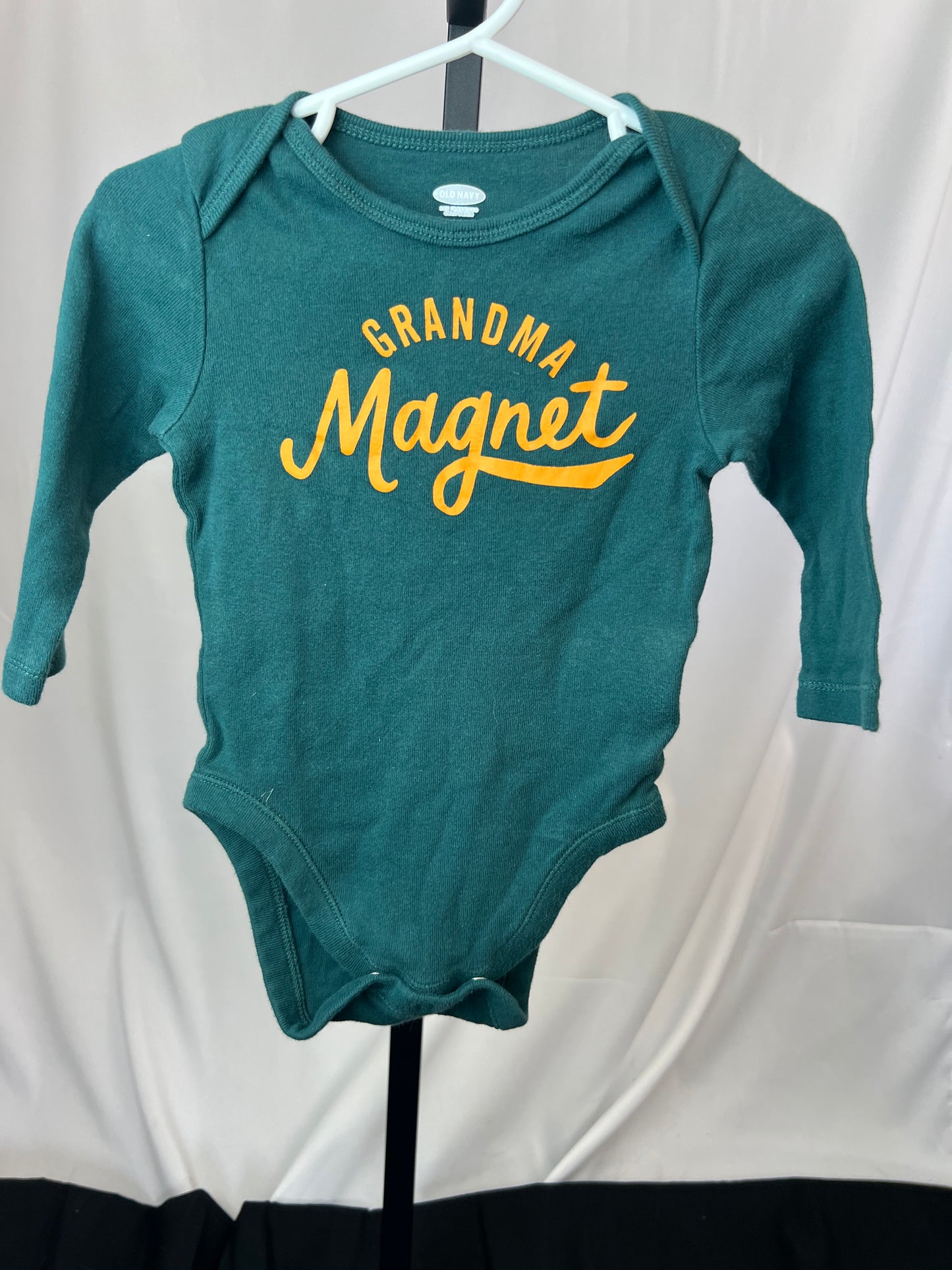 Old Navy Grandma Magnet Long Sleeved Onesie