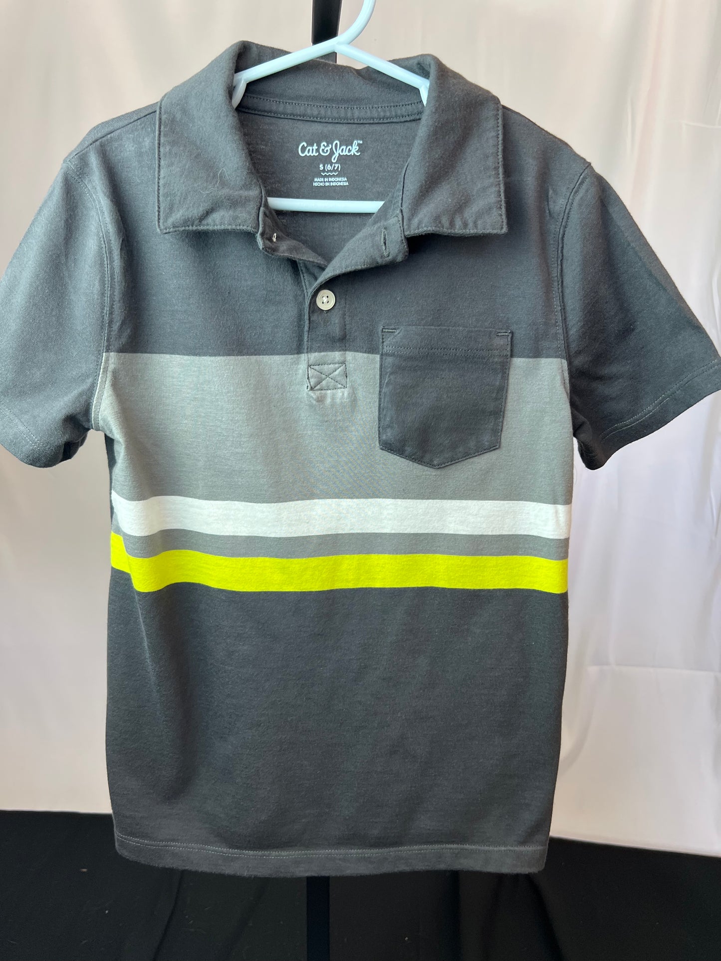 Cat & Jack Striped Polo Shirt