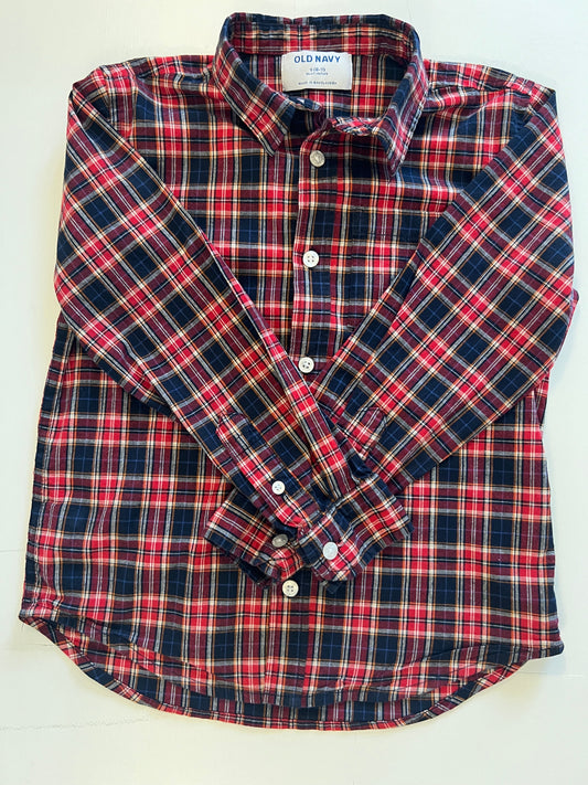 Old Navy Plaid Button Down