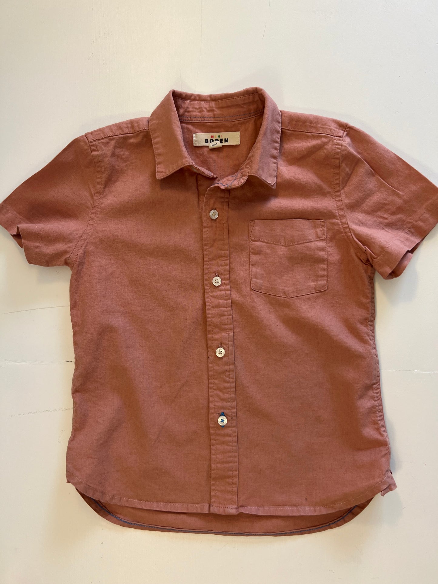 Mini-Boden Short Sleeved Button Down