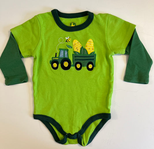 John Deere Long Sleeved Onesie