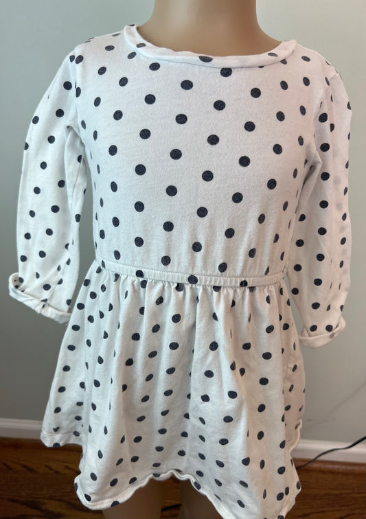 Gap Long Sleeved Polka Dot Dress