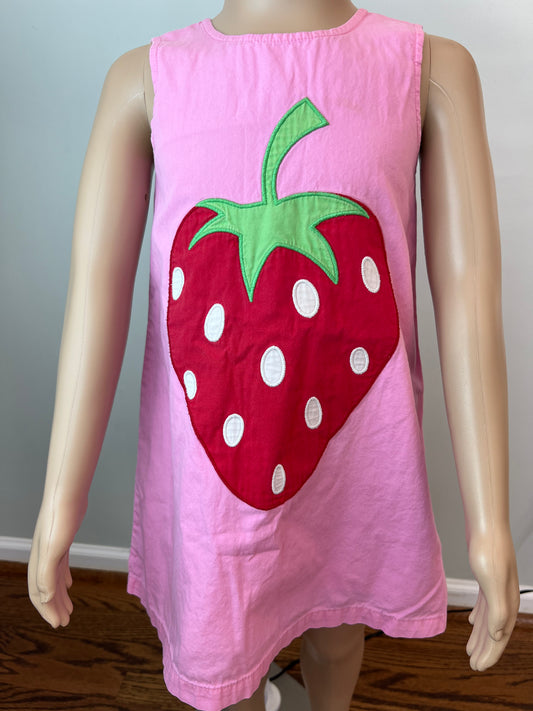 Mini Boden Sleeveless Strawberry Dress