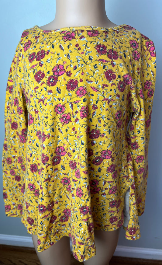Old Navy Long Sleeved Floral Shirt