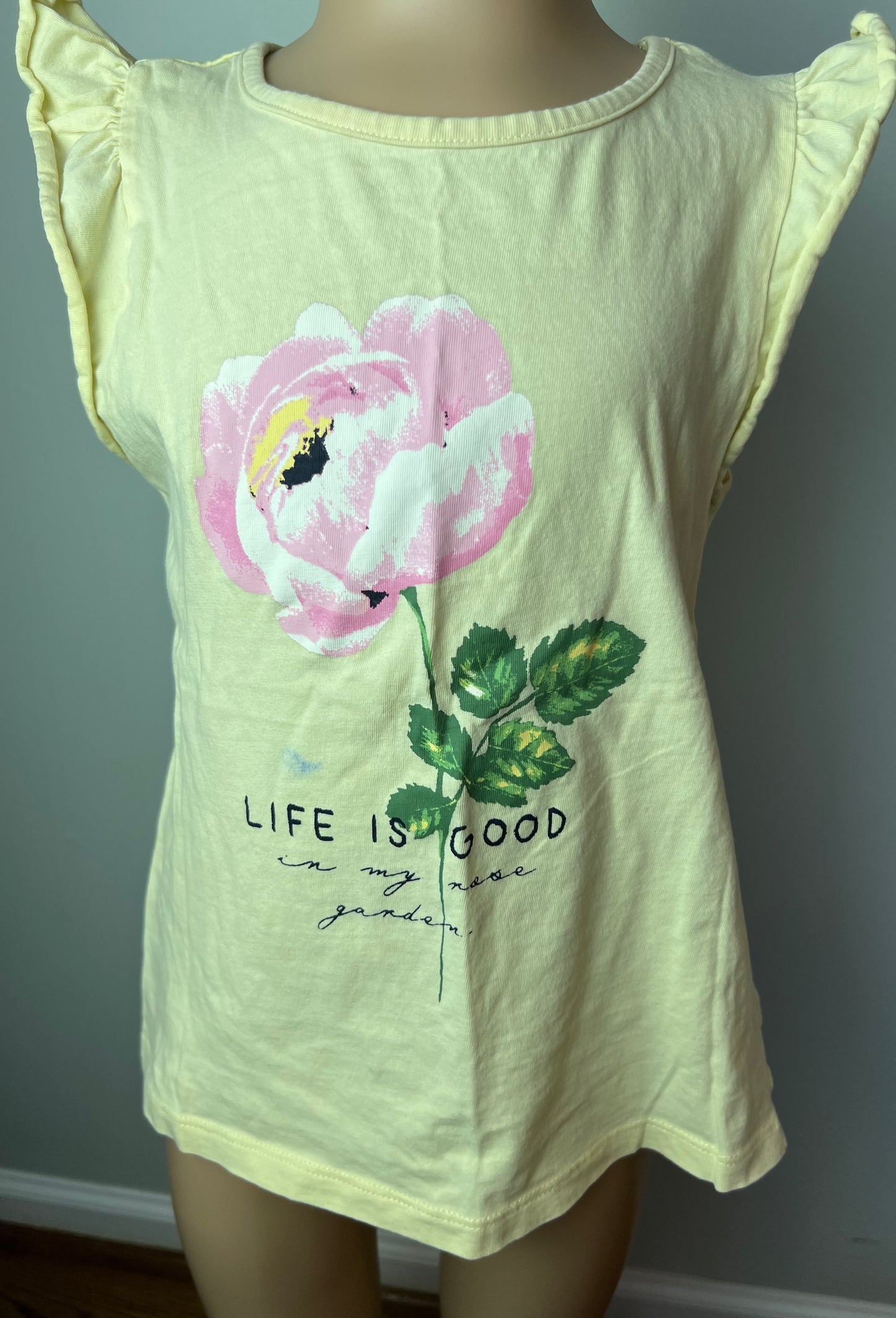 H&M Flowered Sleeveless Shirt