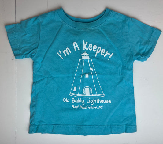 Rabbit Skins Bald Head Island Lighthouse T-Shirt