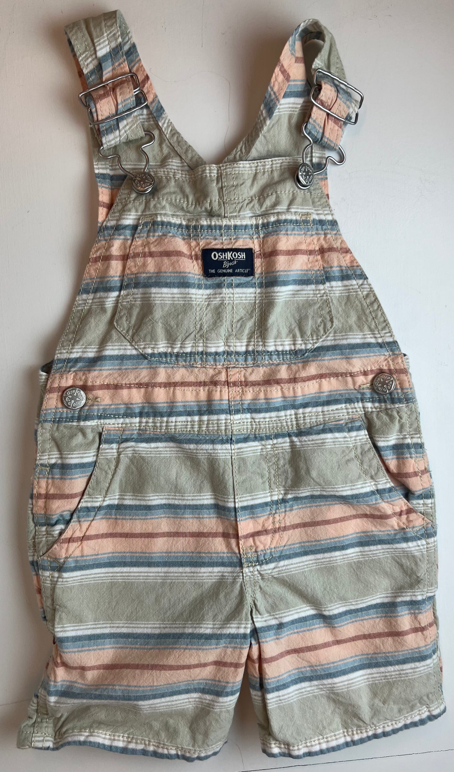 Osh Kosh B'Gosh Striped Overall Shorts