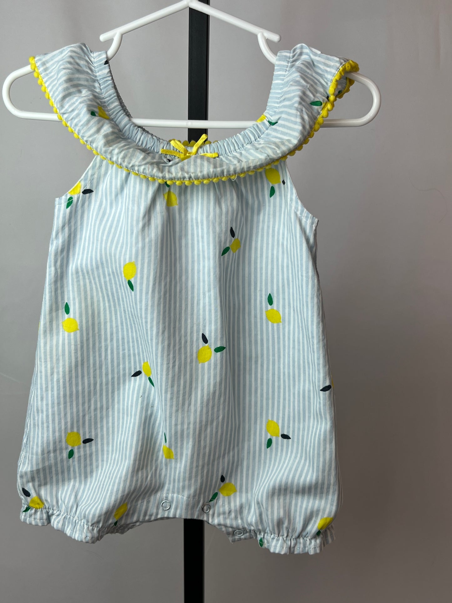 Baby Starters Lemon Striped Romper