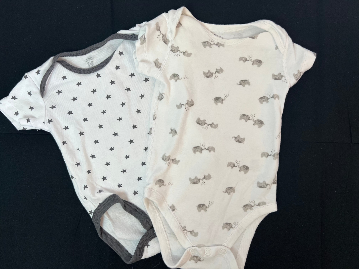 Gray and White Onesie Bundle